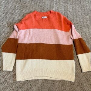 Old Navy lightly worn multicolored sweater